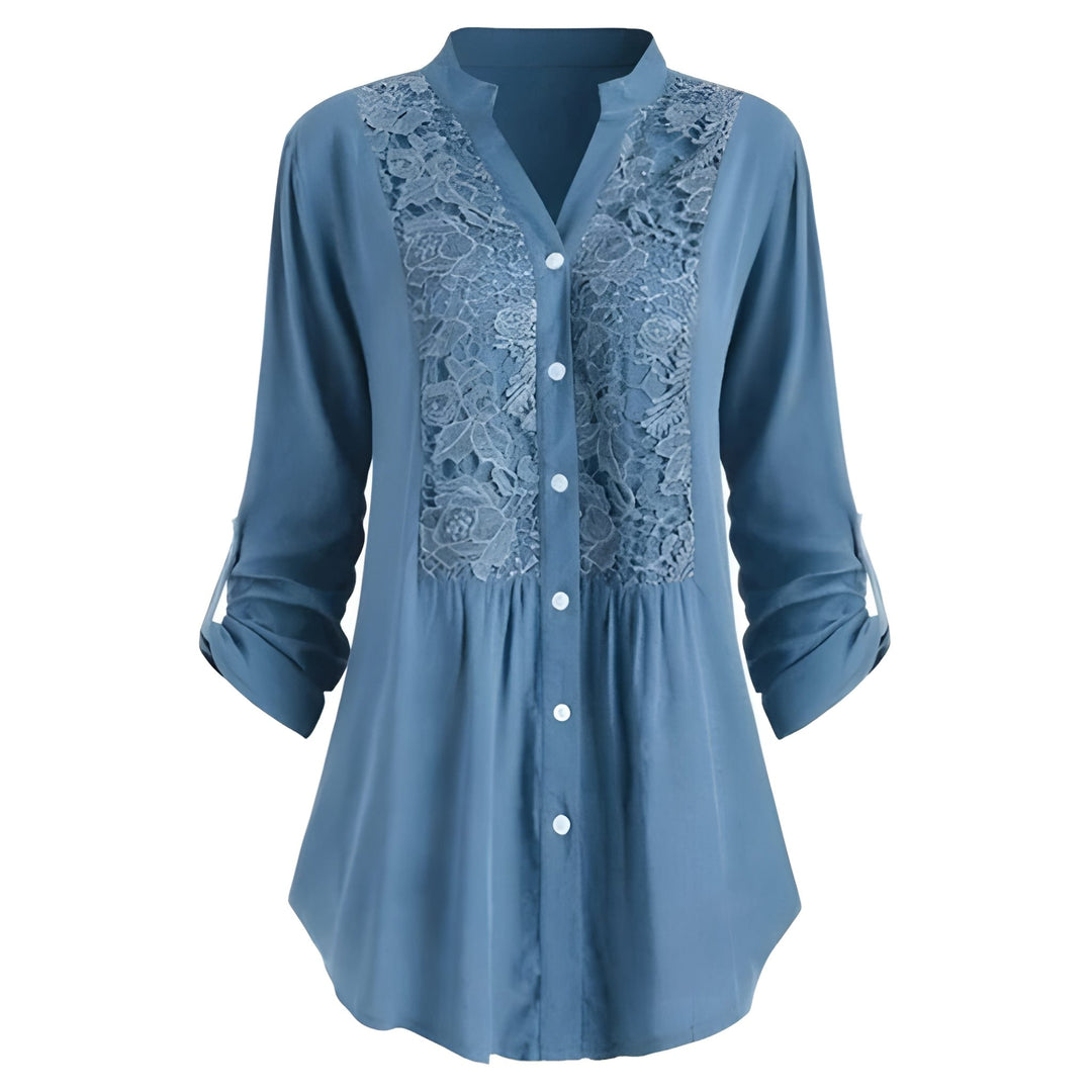 Women’s Long Puff-Sleeve Blouse | Elegant & Versatile | Summer Edition | Polyester