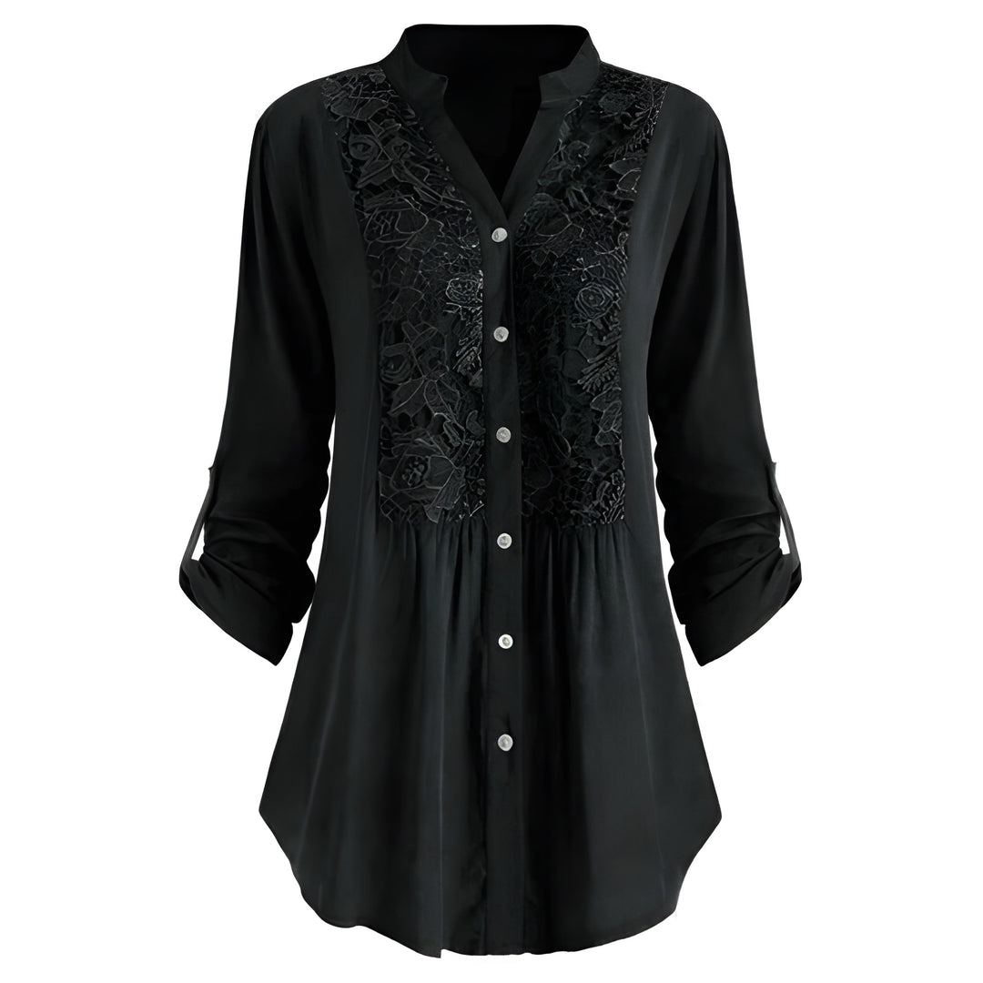 Women’s Long Puff-Sleeve Blouse | Elegant & Versatile | Summer Edition | Polyester