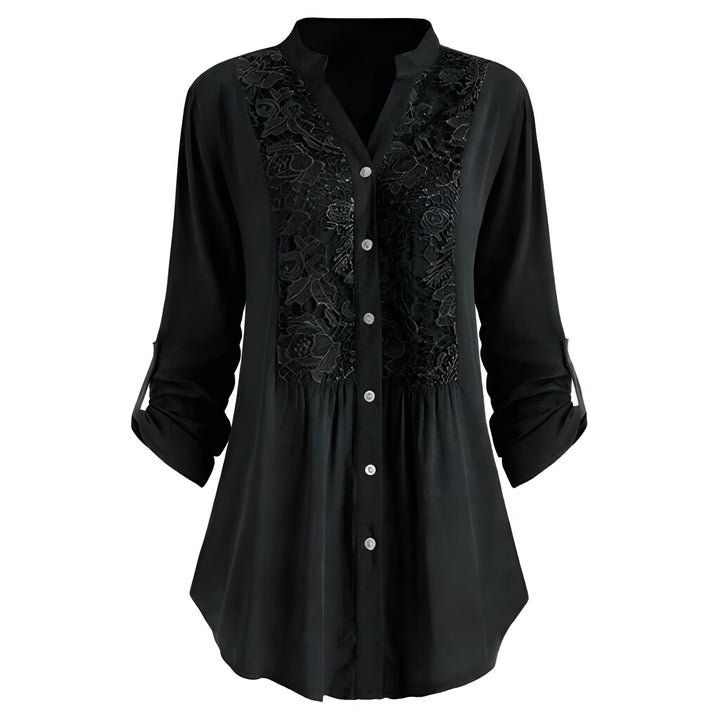 Women’s Long Puff-Sleeve Blouse | Elegant & Versatile | Summer Edition | Polyester