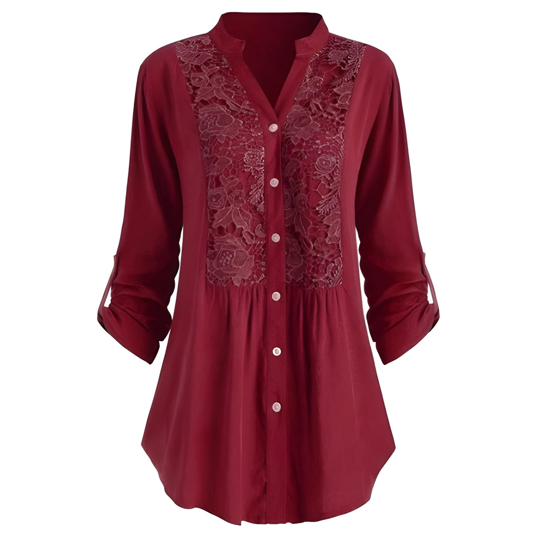 Women’s Long Puff-Sleeve Blouse | Elegant & Versatile | Summer Edition | Polyester
