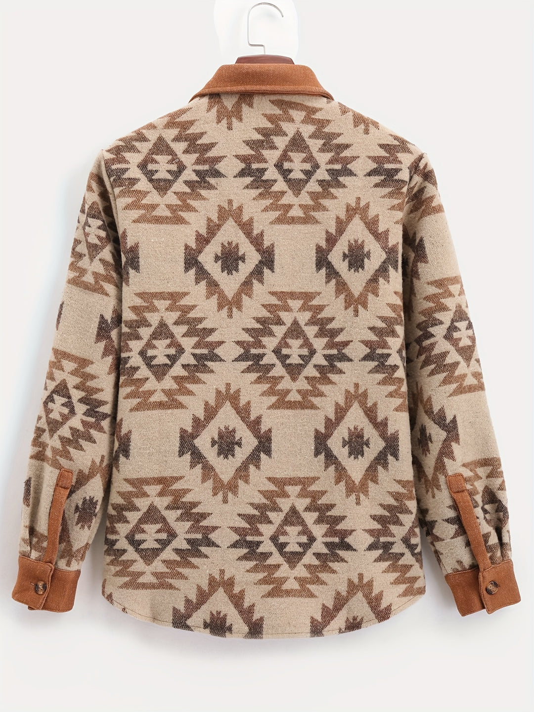 Men’s Jacket | Aztec Print | Casual & Classic | Polyester | Chest Pockets