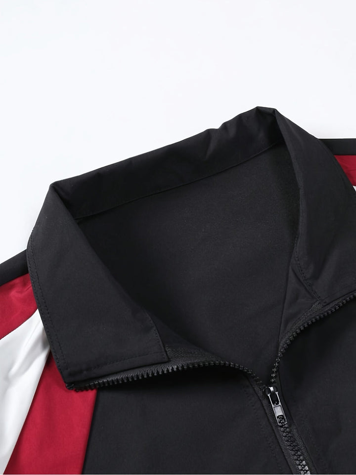 Men’s Jacket | Outdoor | Colorblock | Lightweight & Windproof | Spring/Fall