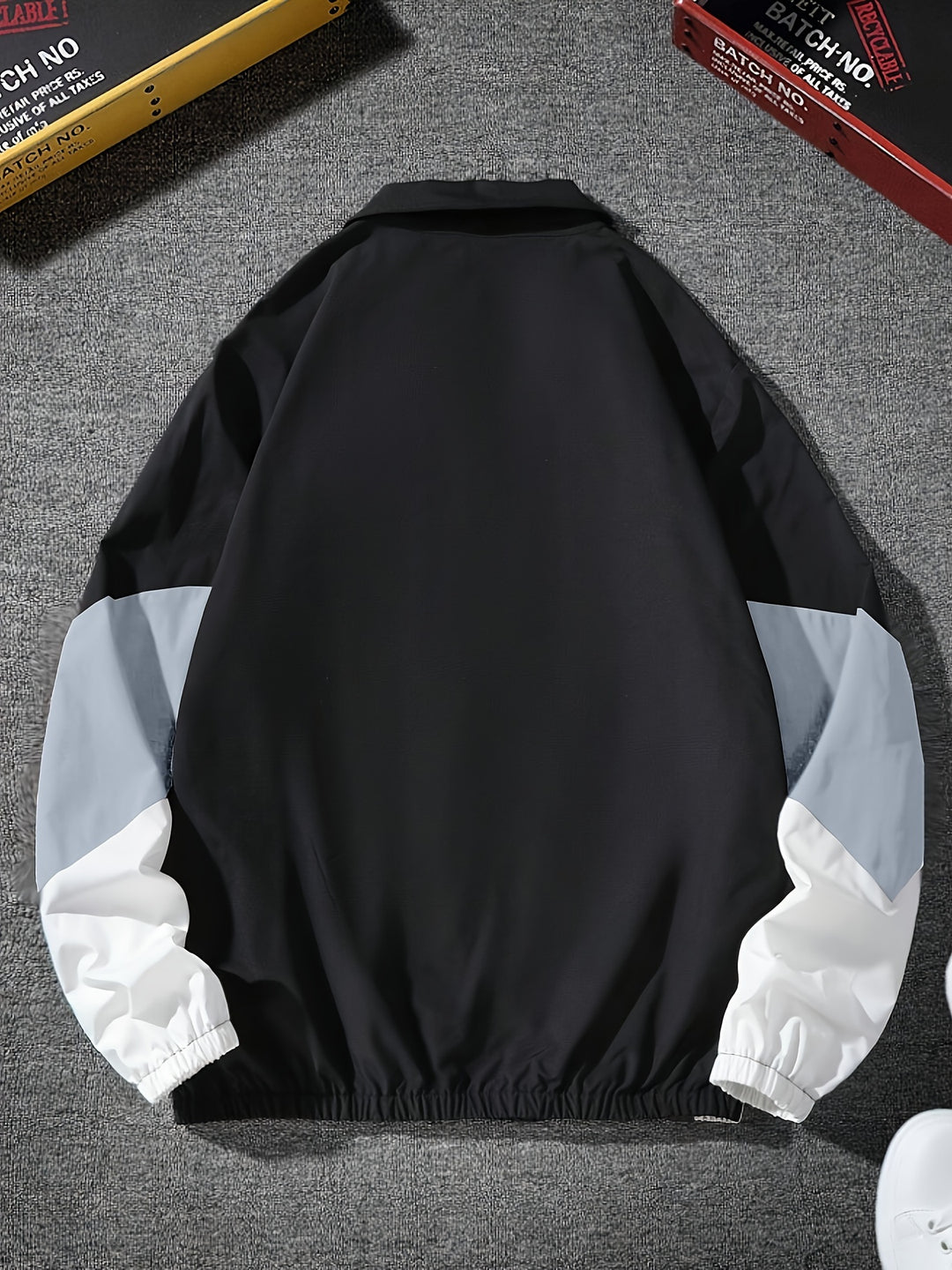 Men’s Jacket | Outdoor | Colorblock | Lightweight & Windproof | Spring/Fall