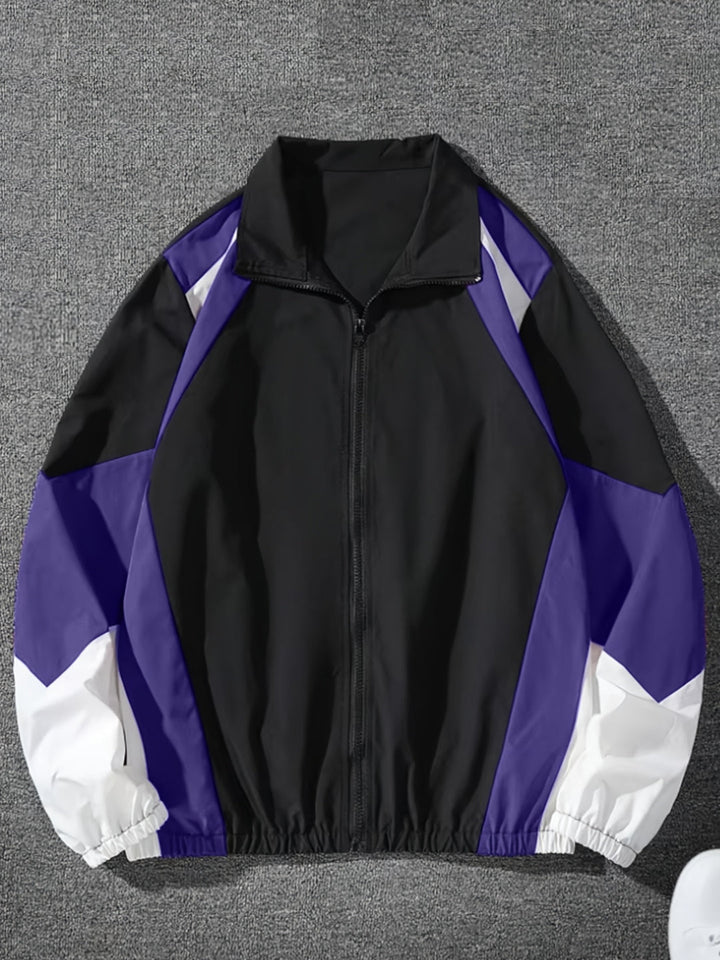 Men’s Jacket | Outdoor | Colorblock | Lightweight & Windproof | Spring/Fall