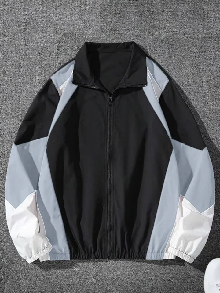 Men’s Jacket | Outdoor | Colorblock | Lightweight & Windproof | Spring/Fall