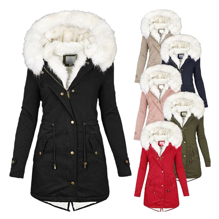 Women’s Long Winter Coat | Warm, Stylish & Waterproof | Polyester