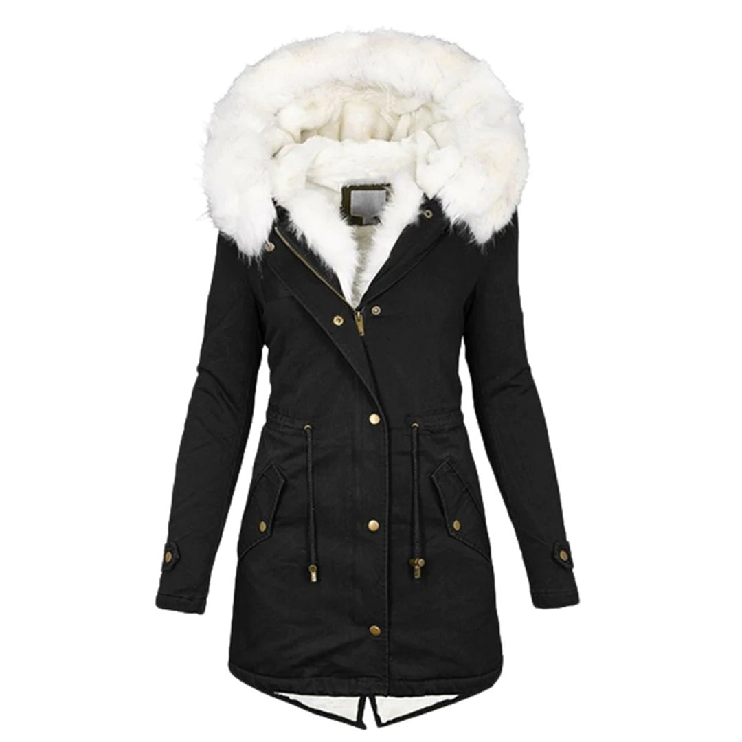 Women’s Long Winter Coat | Warm, Stylish & Waterproof | Polyester