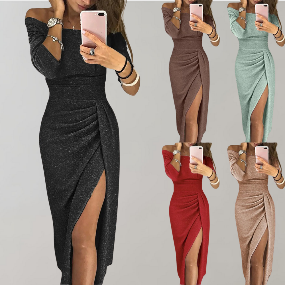 Women’s Summer Dress | Short Sleeves | Perfect for Parties & Weddings | Polyester & Nylon