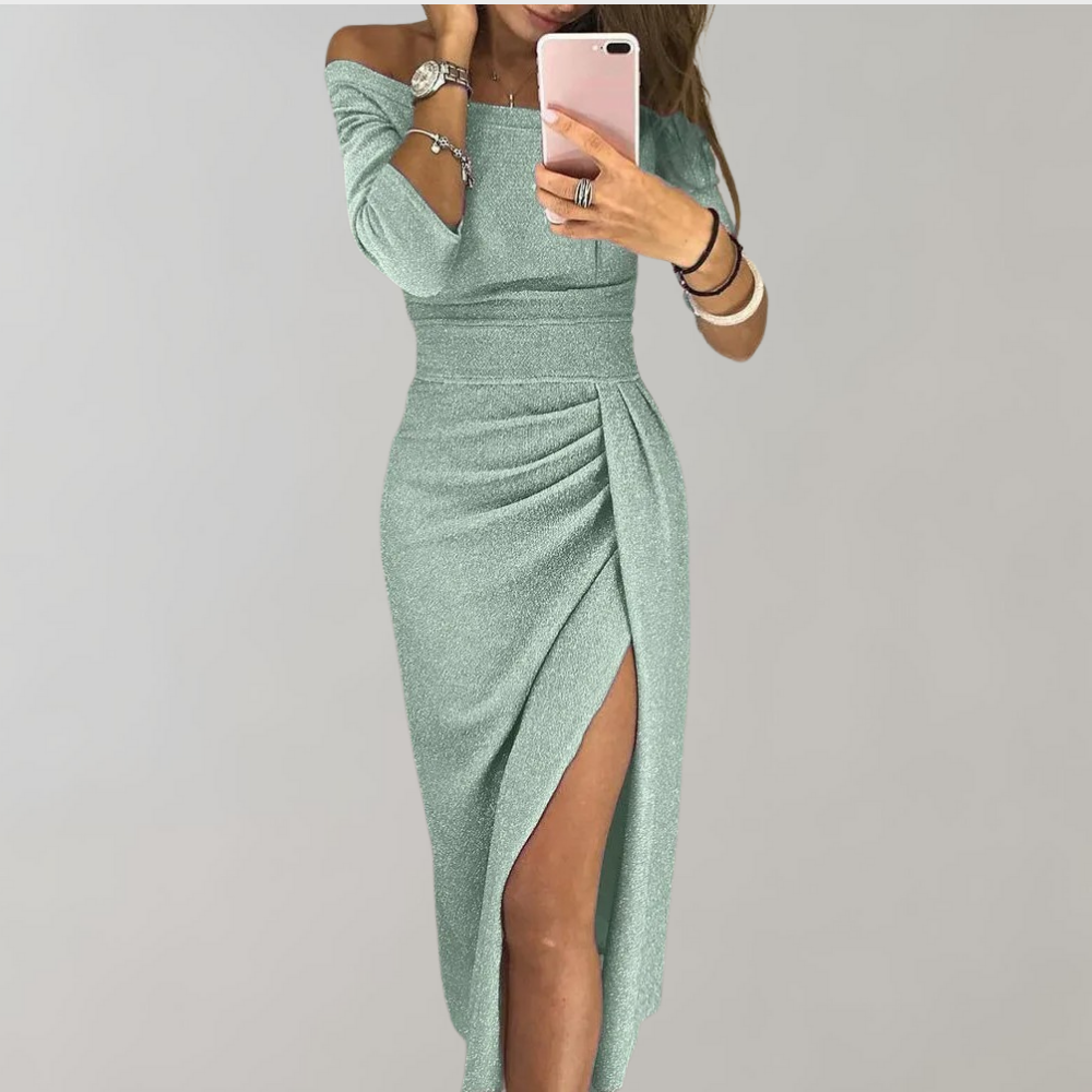 Women’s Summer Dress | Short Sleeves | Perfect for Parties & Weddings | Polyester & Nylon