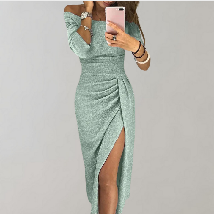 Women’s Summer Dress | Short Sleeves | Perfect for Parties & Weddings | Polyester & Nylon