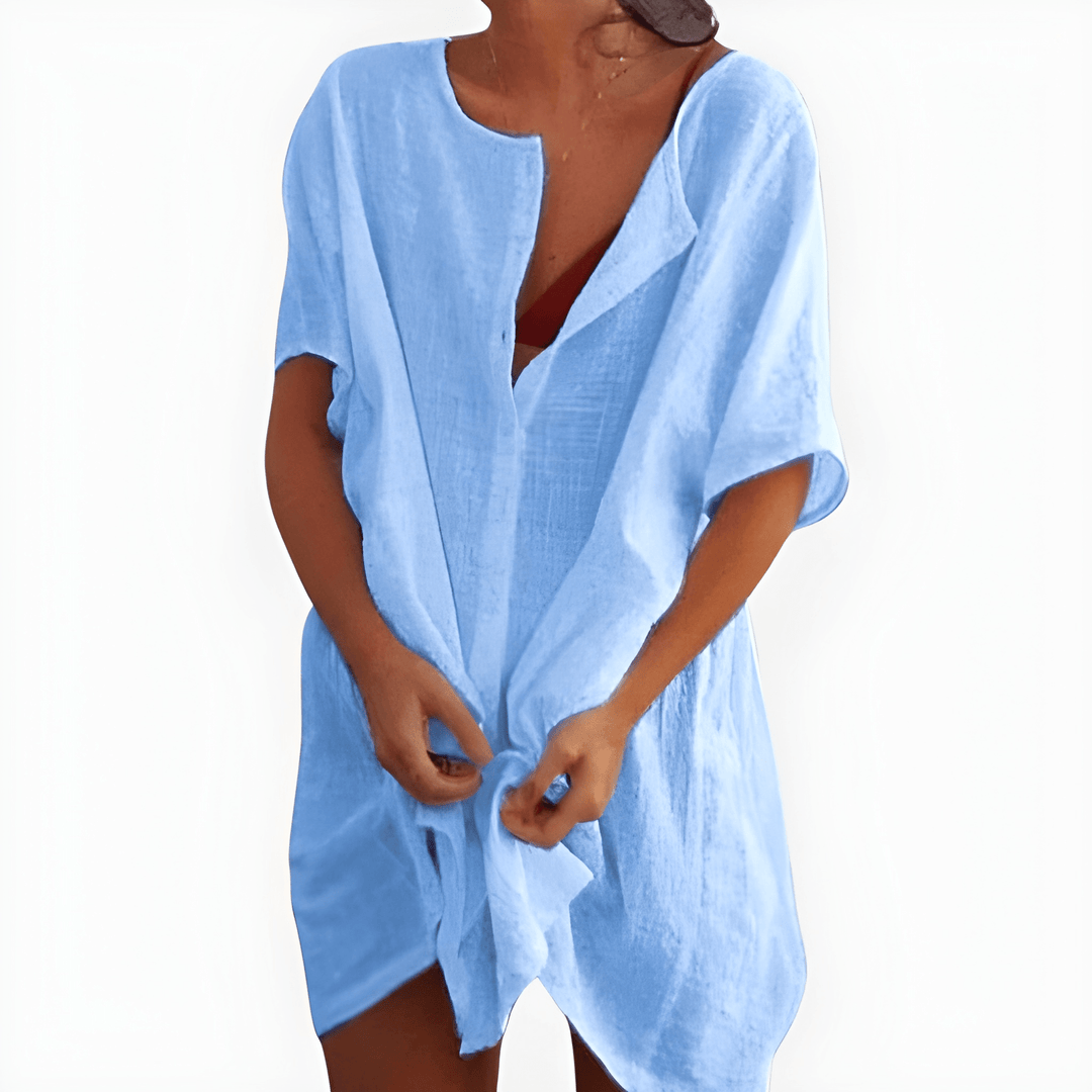 Women’s Midi Dress | Knee-Length & Lightweight | Elegant & Versatile | Polyester