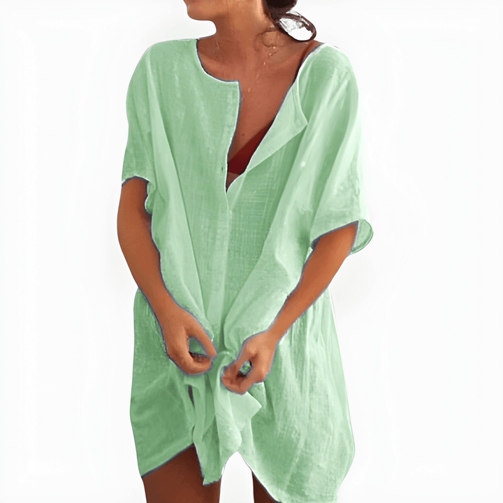Women’s Midi Dress | Knee-Length & Lightweight | Elegant & Versatile | Polyester