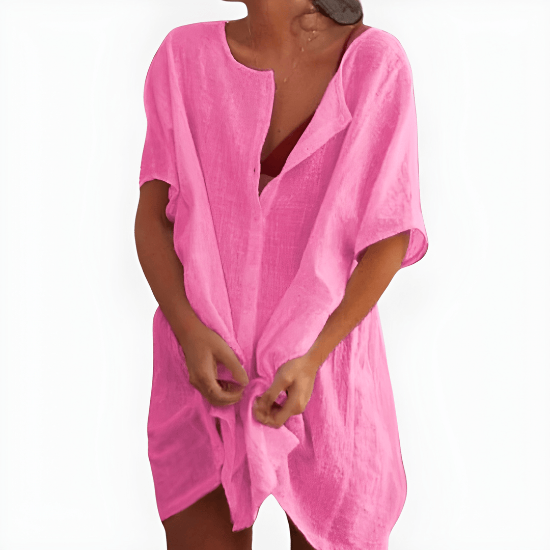 Women’s Midi Dress | Knee-Length & Lightweight | Elegant & Versatile | Polyester