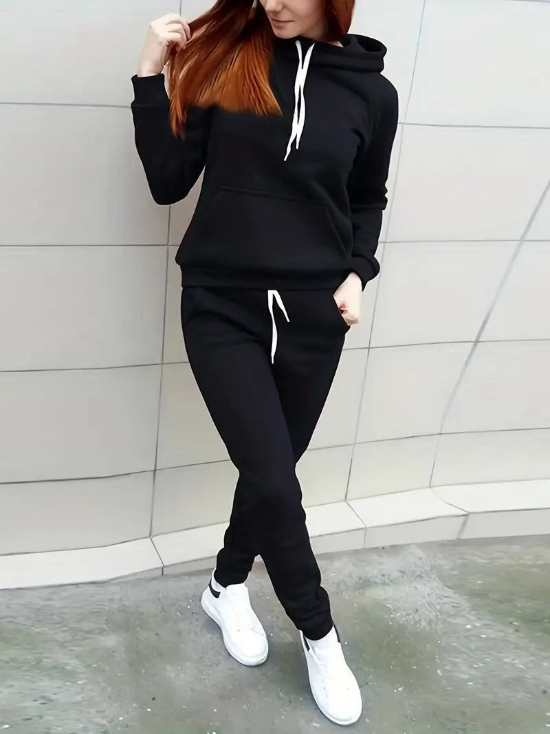 Women Training Set | Hoodie & Pants | Casual Sport Style