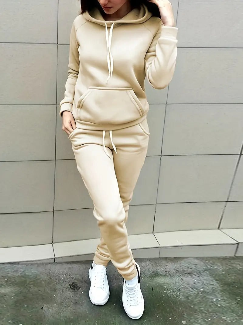 Women Training Set | Hoodie & Pants | Casual Sport Style