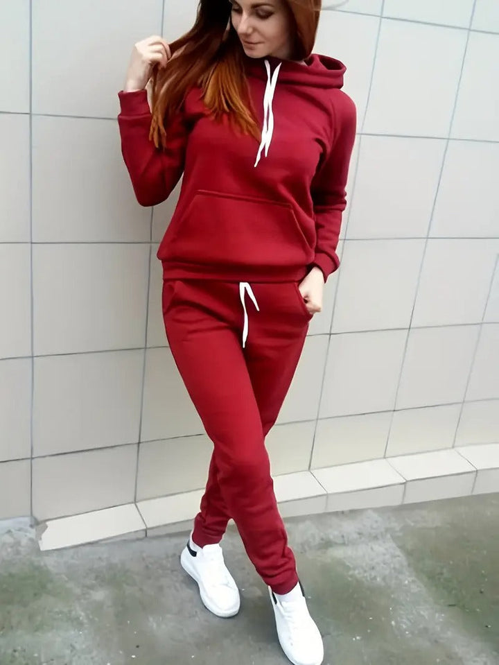 Women Training Set | Hoodie & Pants | Casual Sport Style