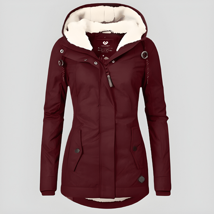 Women’s Winter Parka | Mid-Length Hooded Coat | Warm Casual Jacket