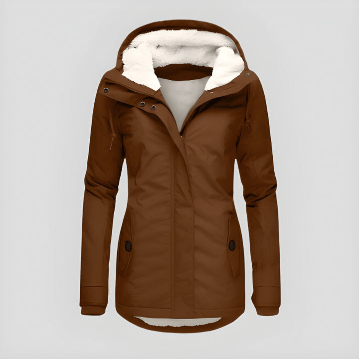 Women’s Winter Parka | Mid-Length Hooded Coat | Warm Casual Jacket