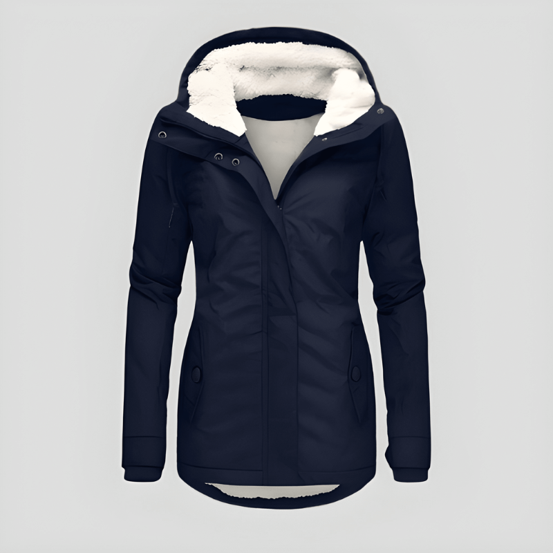 Women’s Winter Parka | Mid-Length Hooded Coat | Warm Casual Jacket