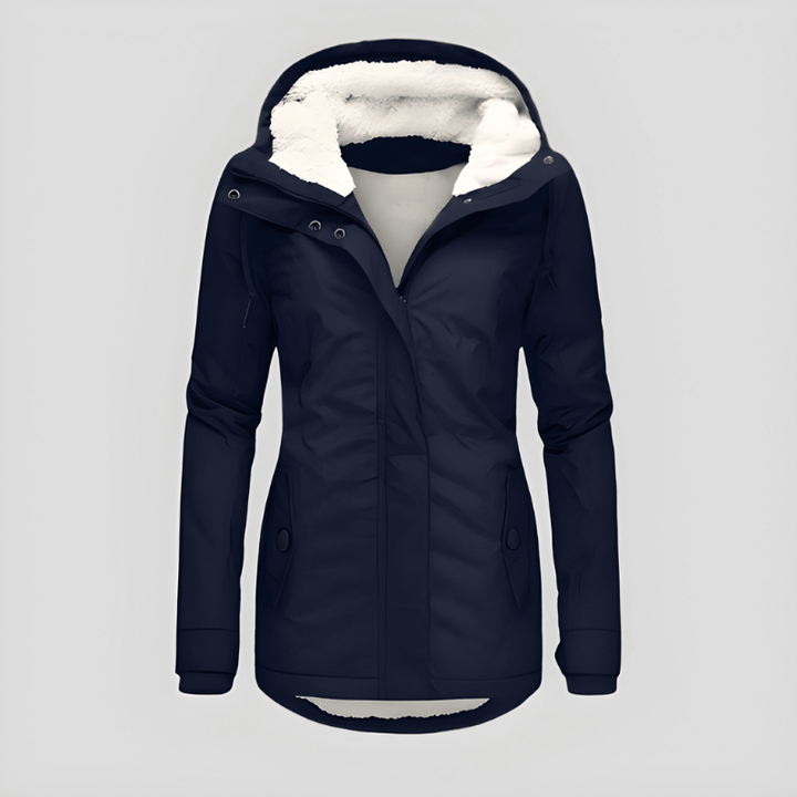 Women’s Winter Parka | Mid-Length Hooded Coat | Warm Casual Jacket