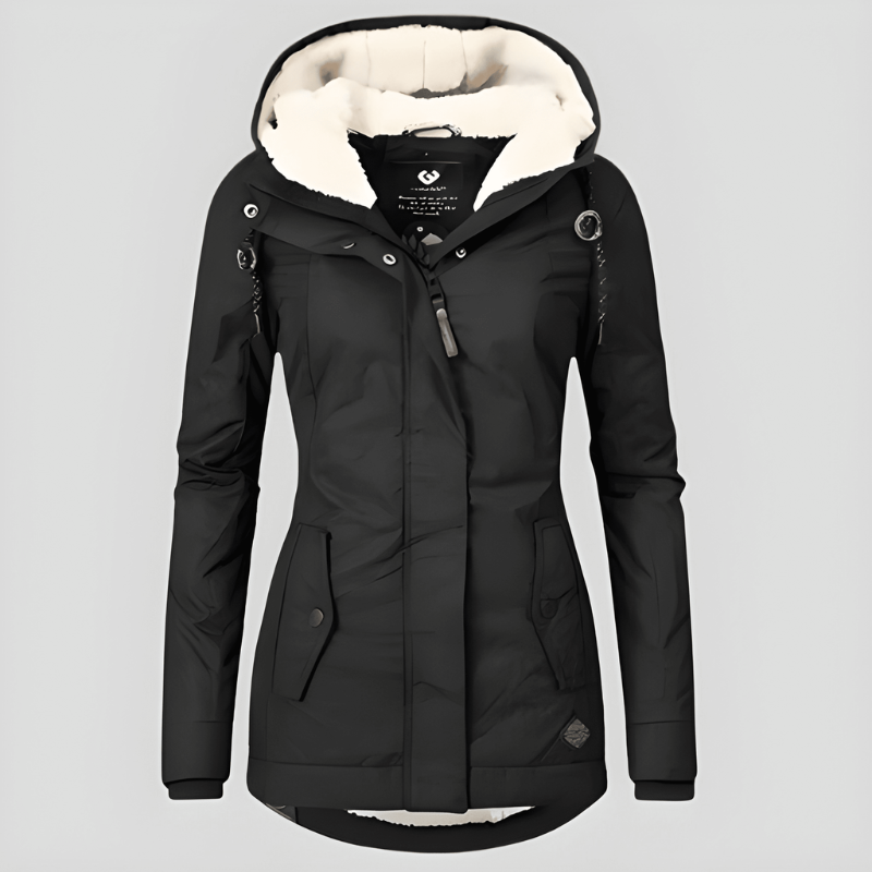 Women’s Winter Parka | Mid-Length Hooded Coat | Warm Casual Jacket