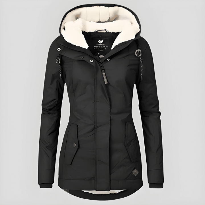 Women’s Winter Parka | Mid-Length Hooded Coat | Warm Casual Jacket