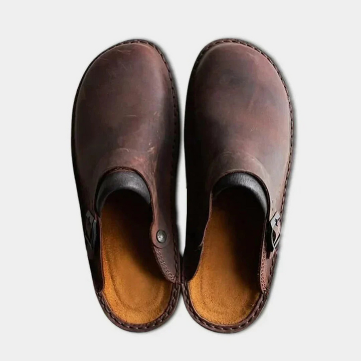 Men’s Slipppers | Casual Slip-On | Buckle Strap Open Toe Shoes