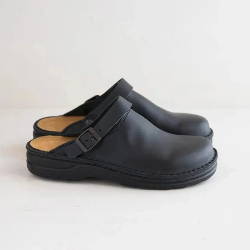Men’s Slipppers | Casual Slip-On | Buckle Strap Open Toe Shoes