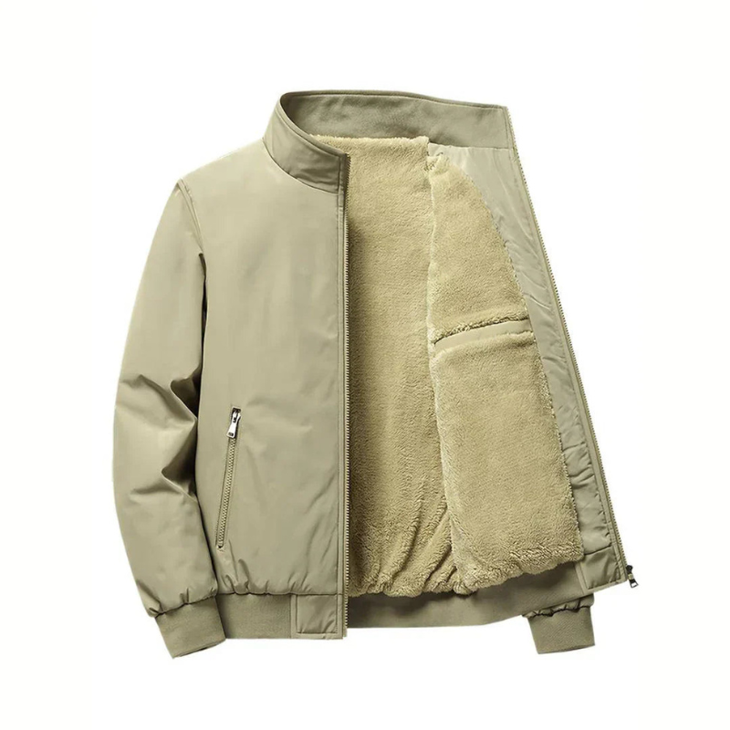 Mens Winter Jackets | Bomber Jacket Casual | Warm Stand Collar