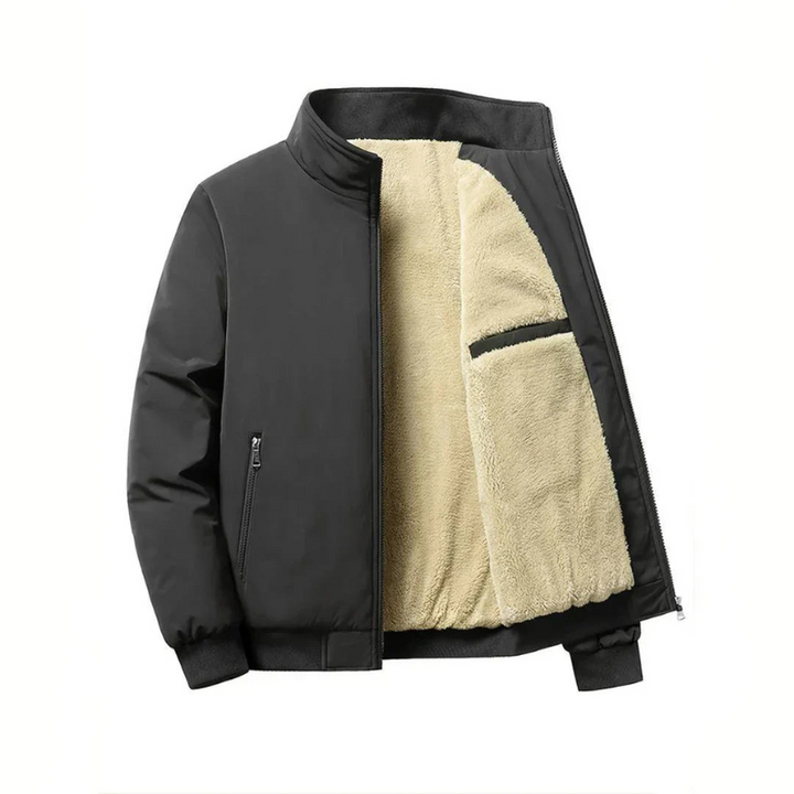 Mens Winter Jackets | Bomber Jacket Casual | Warm Stand Collar
