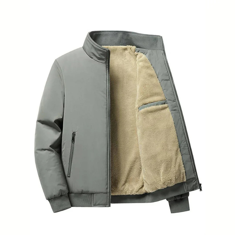 Mens Winter Jackets | Bomber Jacket Casual | Warm Stand Collar