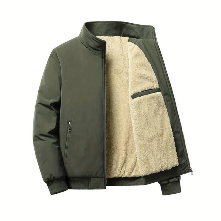 Mens Winter Jackets | Bomber Jacket Casual | Warm Stand Collar