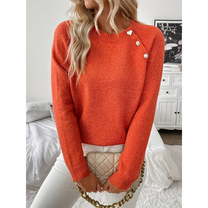 Women’s Jumper | Knitted Clothing | Round Neck Sweater
