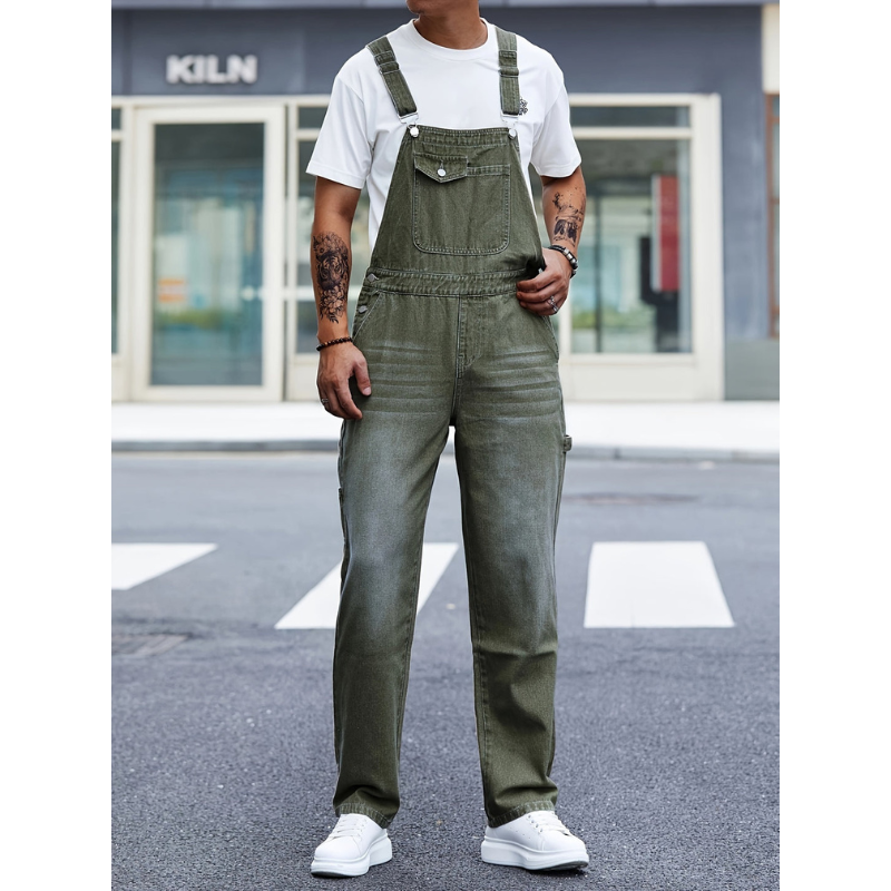 Men’s Jumpsuit | Loose Cargo Pants | Casual Mens Clothing