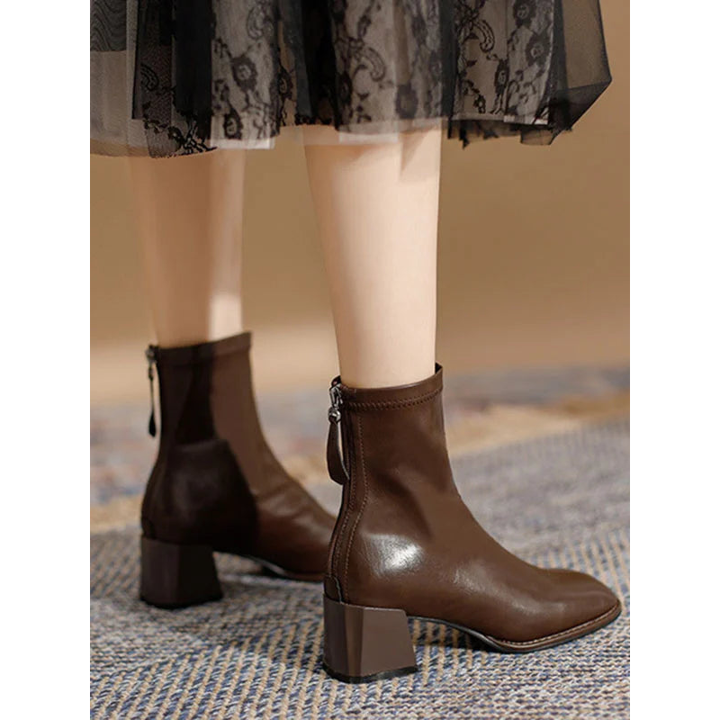 Women’s Shoes | Casual Boots | Classic Ankle Zip Design