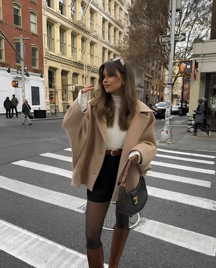 Women’s Coat | Elegant Loose Fit | Winter Stylish Clothing