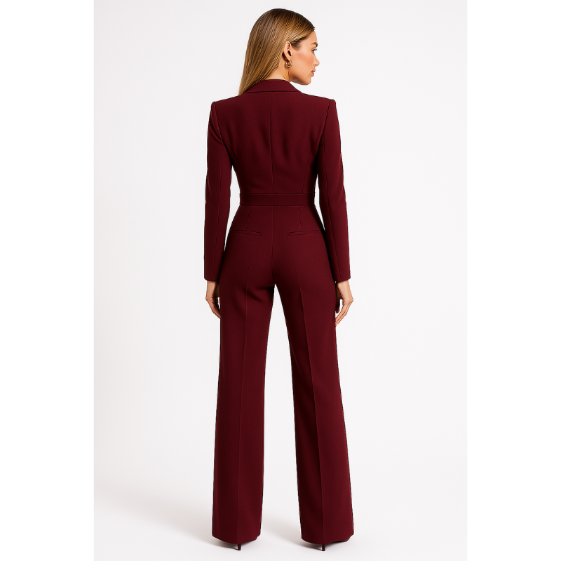 Women’s Jumpsuit | Womens Elegant Clothing | Long Sleeve Formal Style