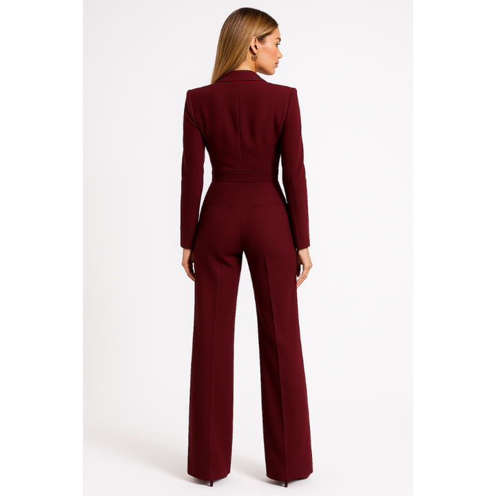 Women’s Jumpsuit | Womens Elegant Clothing | Long Sleeve Formal Style