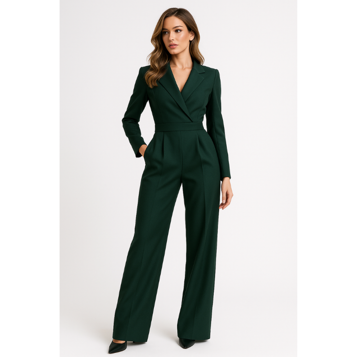 Women’s Jumpsuit | Womens Elegant Clothing | Long Sleeve Formal Style