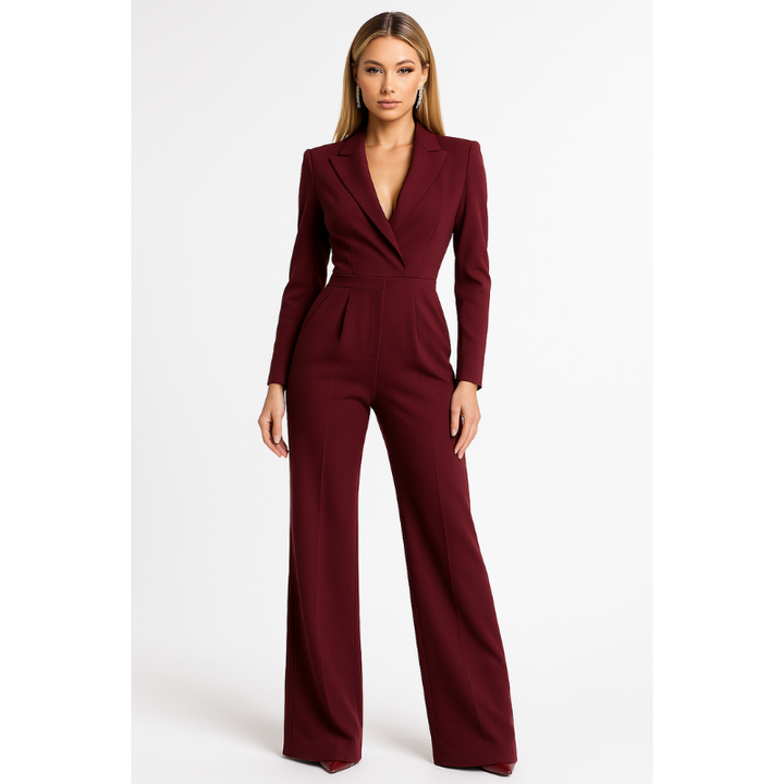 Women’s Jumpsuit | Womens Elegant Clothing | Long Sleeve Formal Style