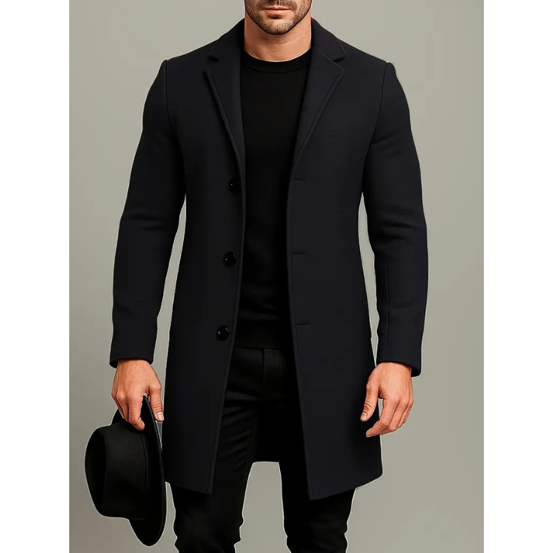 Mens Coats | Elegant Long Design | Trendy Mens Winter Jackets