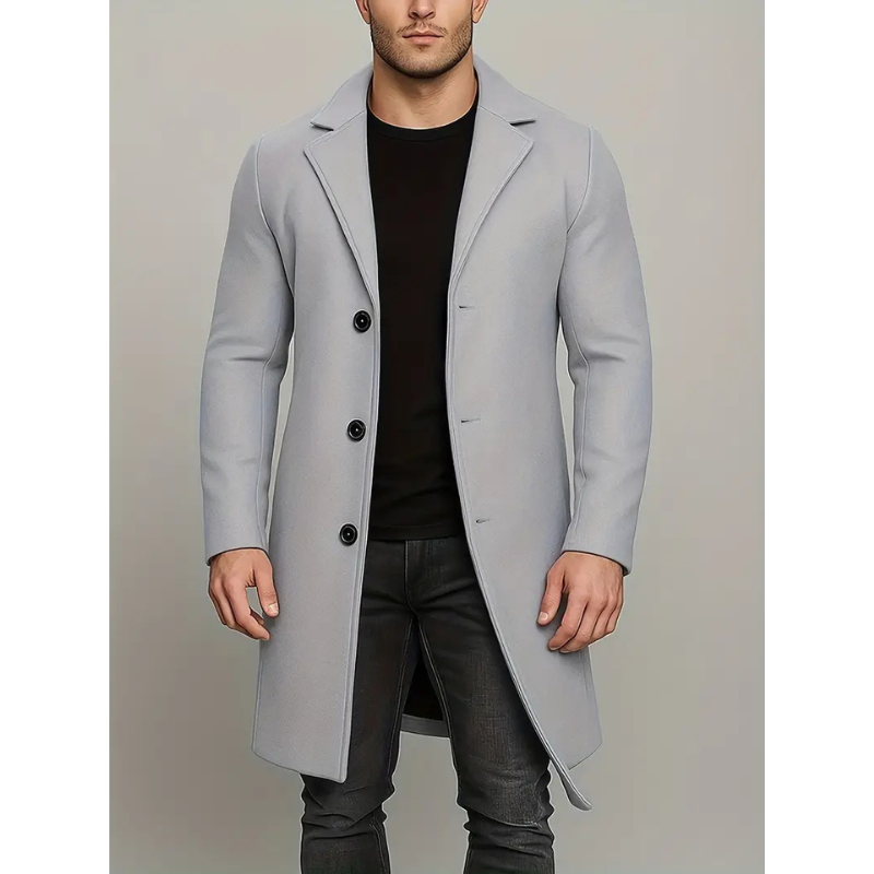 Mens Coats | Elegant Long Design | Trendy Mens Winter Jackets