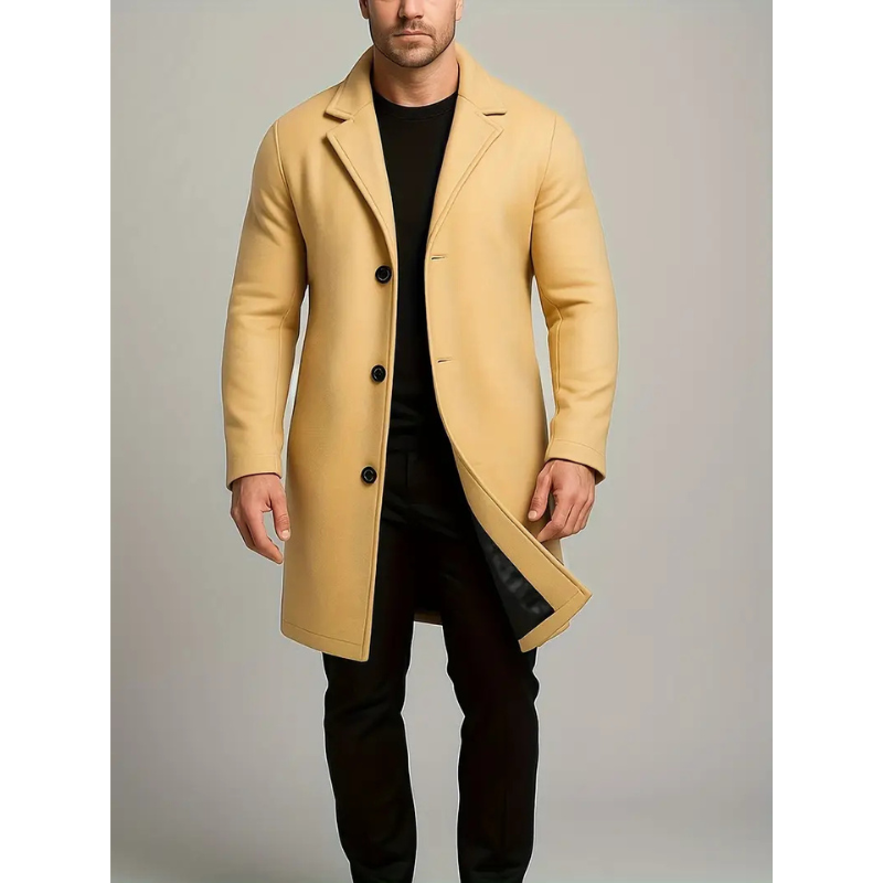 Mens Coats | Elegant Long Design | Trendy Mens Winter Jackets