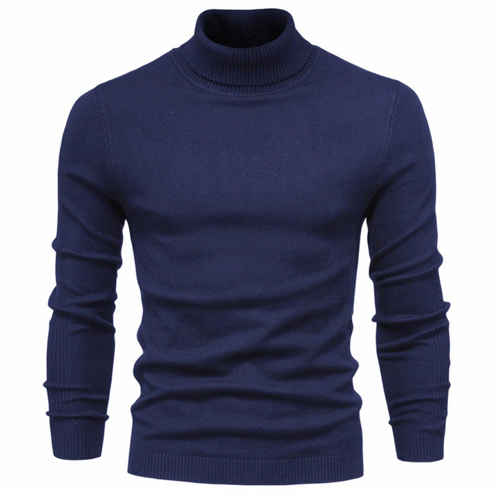 Men’s Jumper | Turtleneck Warm Slim Fit Knit | Stylish Mens Clothing