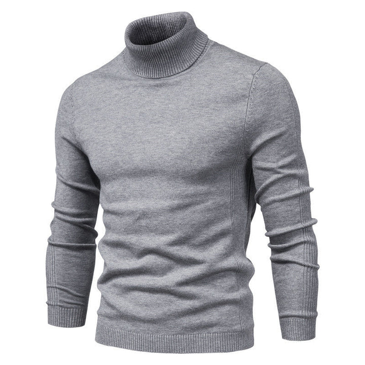 Men’s Jumper | Turtleneck Warm Slim Fit Knit | Stylish Mens Clothing