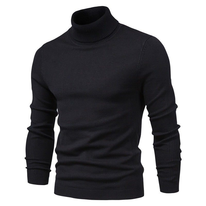 Men’s Jumper | Turtleneck Warm Slim Fit Knit | Stylish Mens Clothing