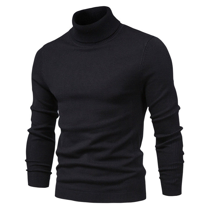Men’s Jumper | Turtleneck Warm Slim Fit Knit | Stylish Mens Clothing