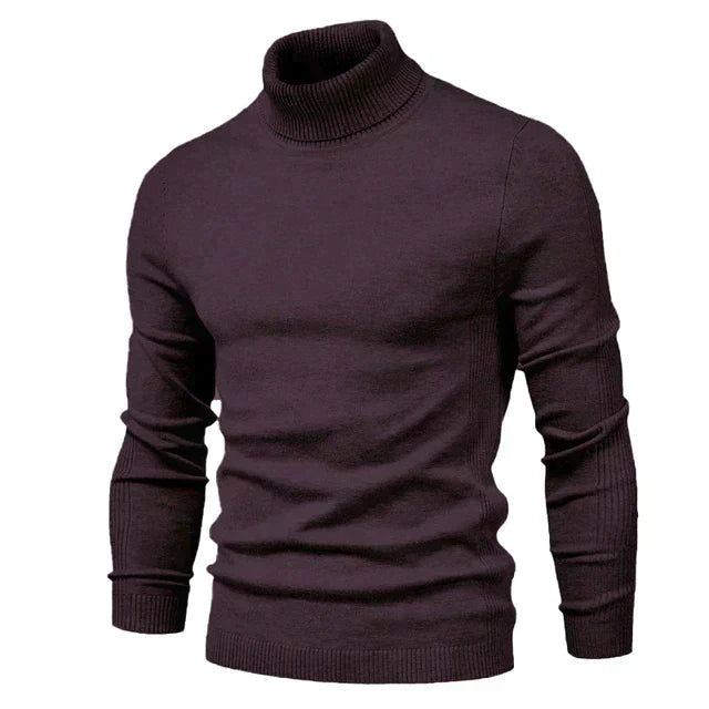 Men’s Jumper | Turtleneck Warm Slim Fit Knit | Stylish Mens Clothing