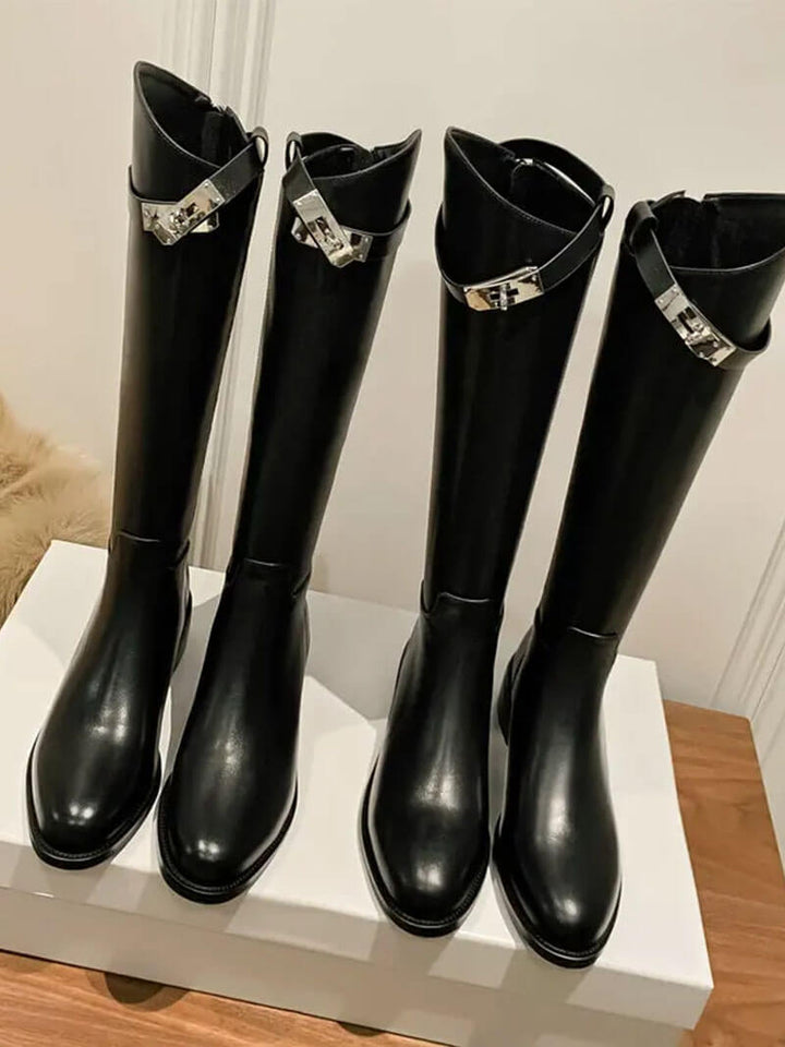 Knee Hight Boots | Elegant Riding Style | Womens  Classic Shoes