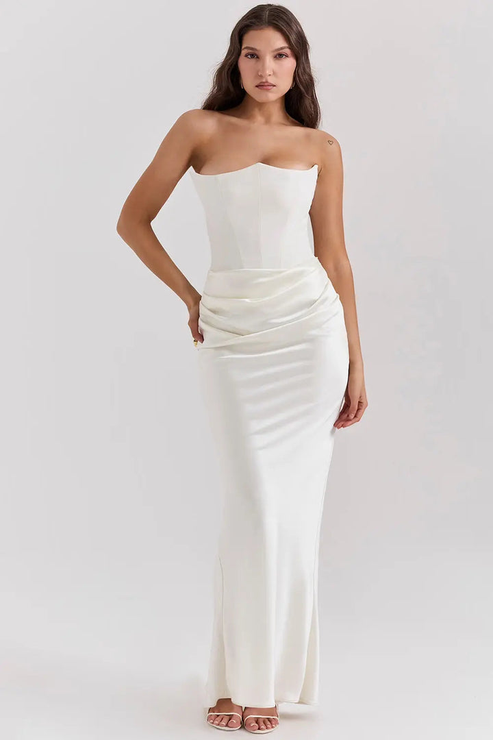 Women’s Maxi Dress | Strapless Elegant Evening | Elegant Dresses
